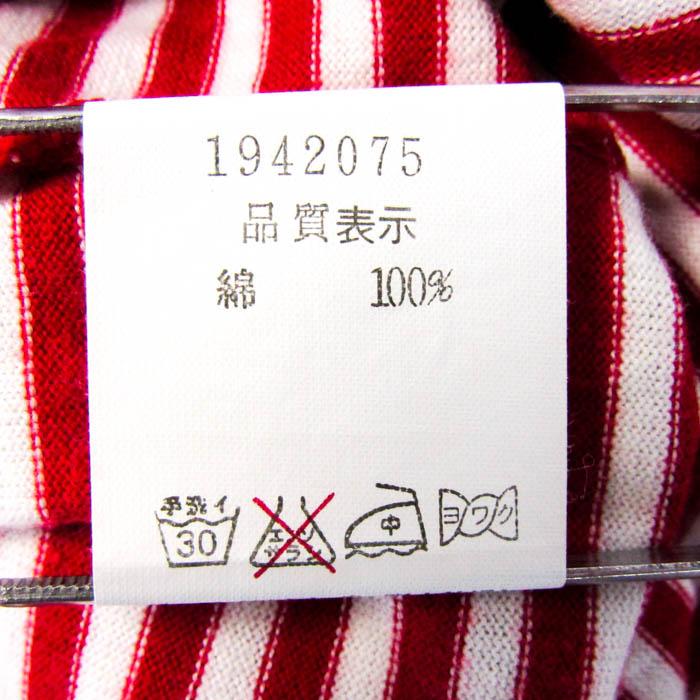 シャーリーテンプル ワンピース 長袖 コットン トップス 赤 白 キッズ 女の子用 130サイズ レッド×ホワイト Shirley Temple |  | 03