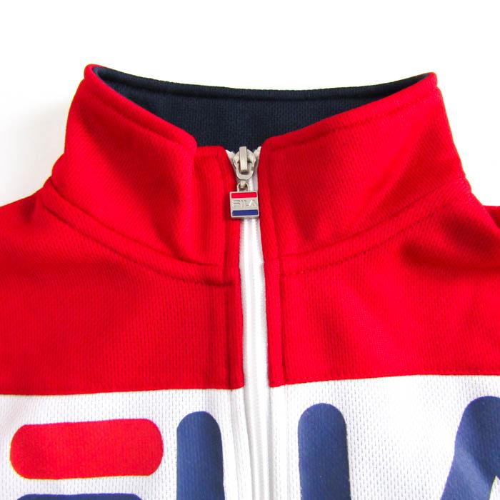 FILA（フィラ） ジャージ ジャケット アウター フロントロゴ スポーツ