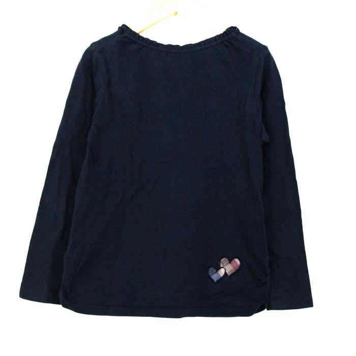 メゾピアノ 長袖Tシャツ トップス リボン フリル キッズ 女の子用 130