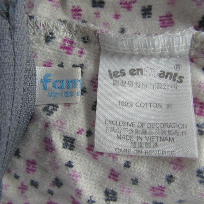 ファミリア ワンピース 長袖 コットン100% ブランド トップス キッズ