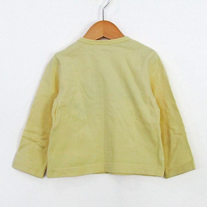 ファミリア 長袖Tシャツ トップス くるま 肩スナップ コットン