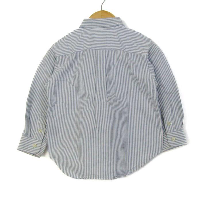 POLO RALPH LAUREN ポロラルフローレン 長袖シャツ サイズ:XS ストライプ/小さいサイズ    グレー レディース / 240001195467 POLO RALPH LAUREN - POLO RALPH LAUREN ポロラルフローレン 長袖