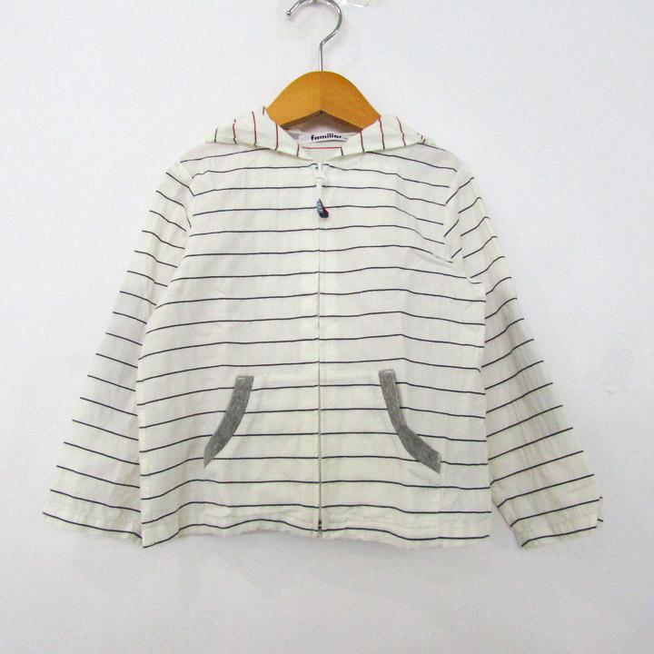 ファミリア マウンテンパーカー ジャケット アウター ボーダー柄