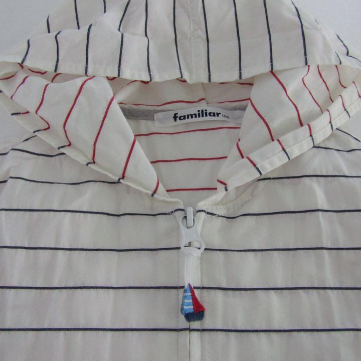 ファミリア マウンテンパーカー ジャケット アウター ボーダー柄