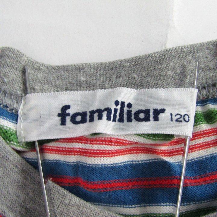 ファミリア 半袖Tシャツ トップス ボーダー柄 キッズ 男の子用