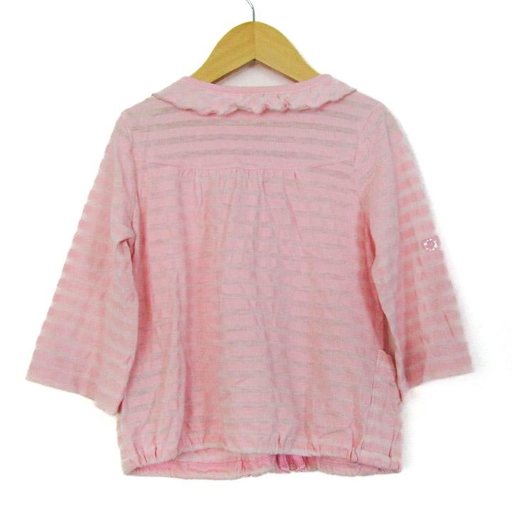 メゾピアノ ブルゾン ジャケット アウター 七分袖 キッズ 女の子用 120