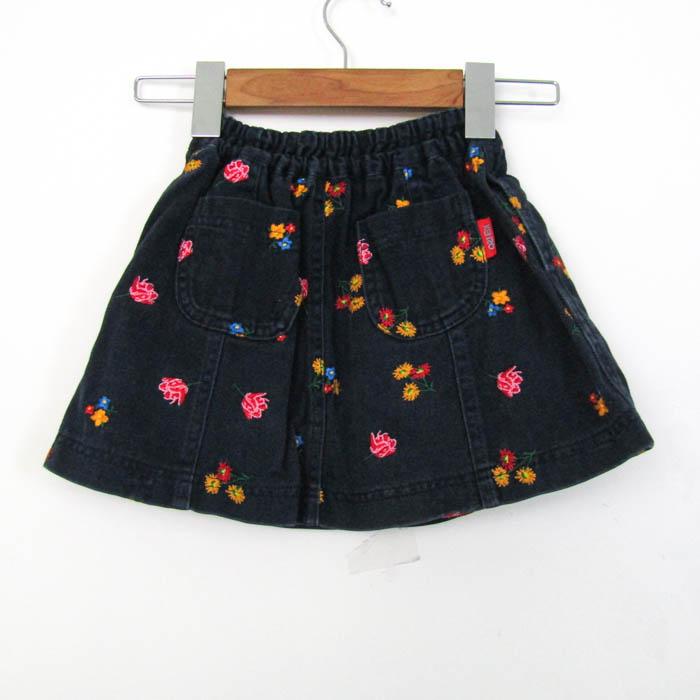 KENZO（ケンゾー） スカート ボトムス 花柄 刺繍 キッズ 女の子用 100