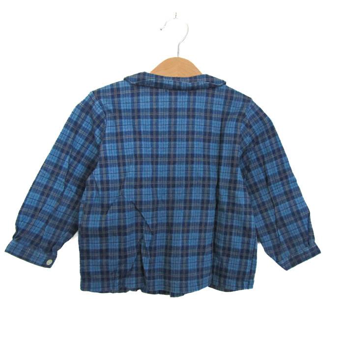 CELINE（セリーヌ） 長袖シャツ トップス チェック柄 キッズ 男の子用