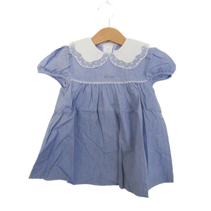 CELINE（セリーヌ） ワンピース トップス 半袖 レース ベビー 女の子用