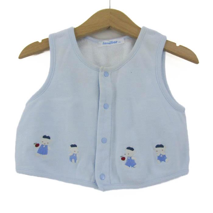 ファミリア ベスト ジャケット アウター 裏起毛 ファミちゃん ベビー