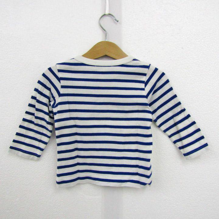 ファミリア 長袖Tシャツ トップス ボーダー 車 日本製 ベビー 男の子