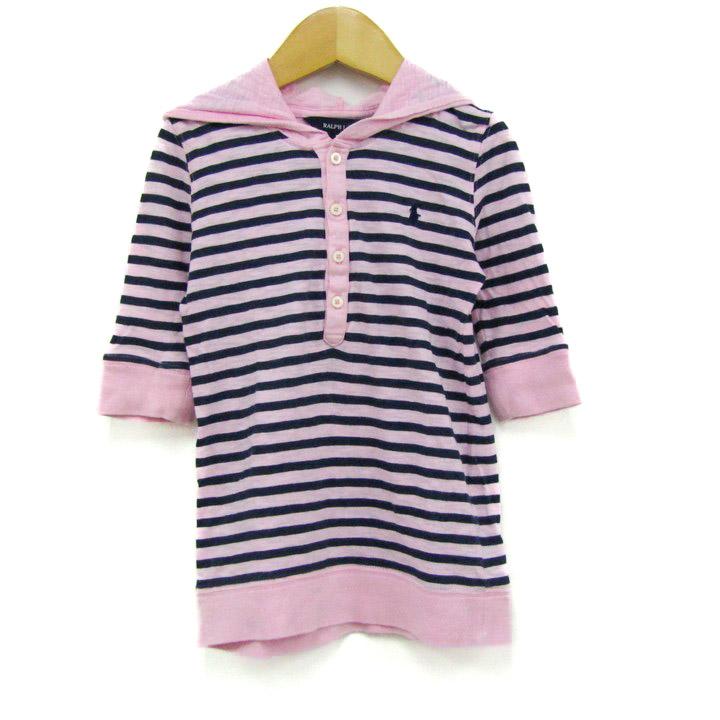 ラルフローレン パーカー トップス 五分袖 Tシャツ ボーダー柄 キッズ