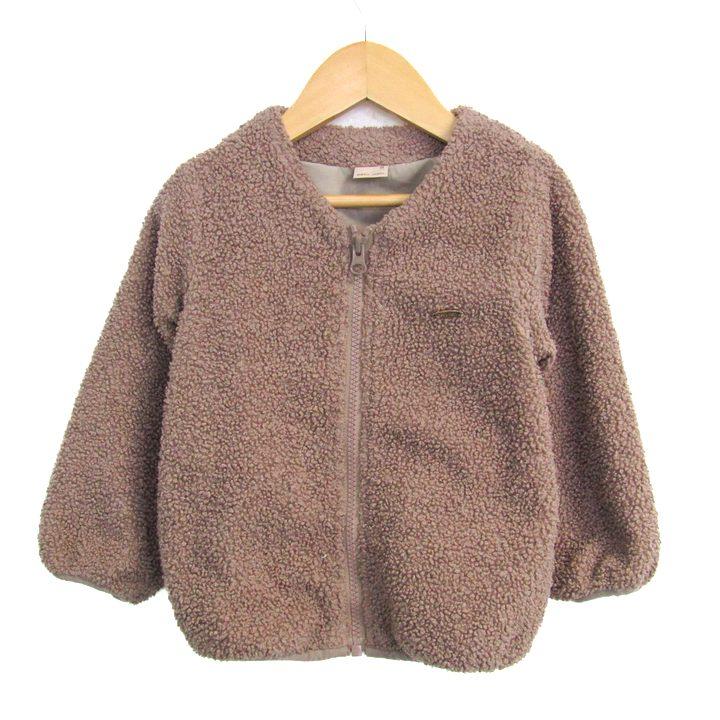 プティマイン ブルゾン ノーカラー ジャケット アウター キッズ 女の子