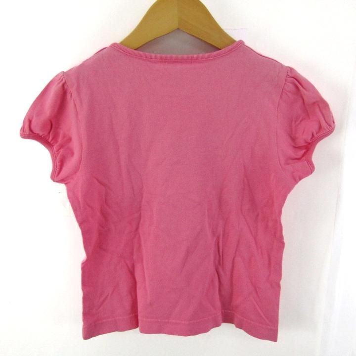 ファミリア　ピンクTシャツ ファミリア 半袖Tシャツ コットン ブランド トップス 日本製 キッズ