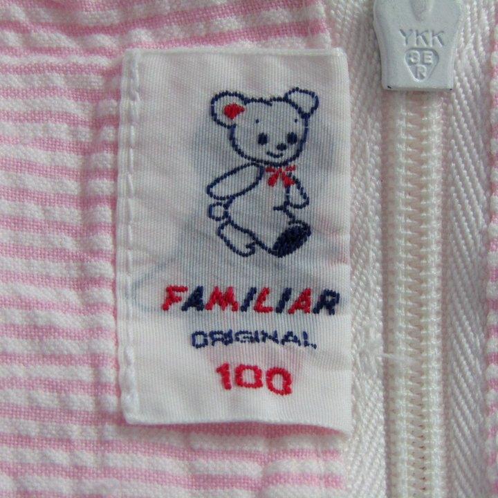 ファミリア ワンピース トップス ノースリーブ キッズ 女の子用 100