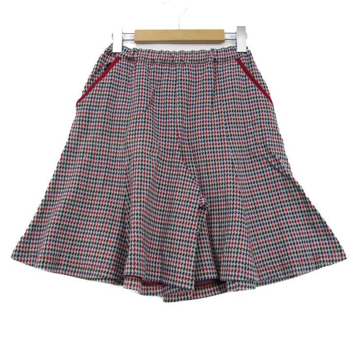 ファミリア ショートパンツ ボトムス キュロット 千鳥格子柄 キッズ 