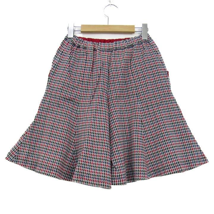 ファミリア ショートパンツ ボトムス キュロット 千鳥格子柄 キッズ 