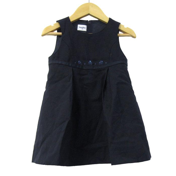 ファミリア ワンピース トップス ノースリーブ 日本製 ベビー 女の子用