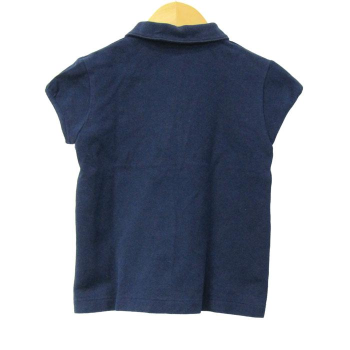 ファミリア ポロシャツ トップス フレンチスリーブ キッズ 女の子用