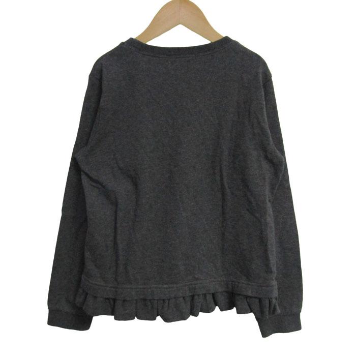 ファミリア 長袖Tシャツ トップス フリル リボン キッズ 女の子用 140 