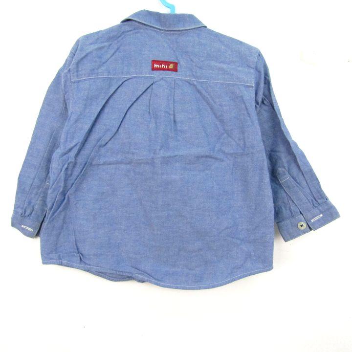 【美品】ファミリア　90  familiar 長袖　トップス ファミリア 長袖シャツ 刺繍 トップス ベビー 男の子用 90サイズ