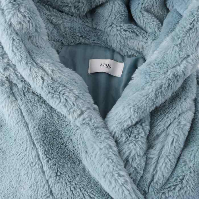 AZUL BY MOUSSY アズールバイマウジー ファーコート ミドル丈 AZUL BY MOUSSY アズールバイマウジー ファーコート ミドル丈