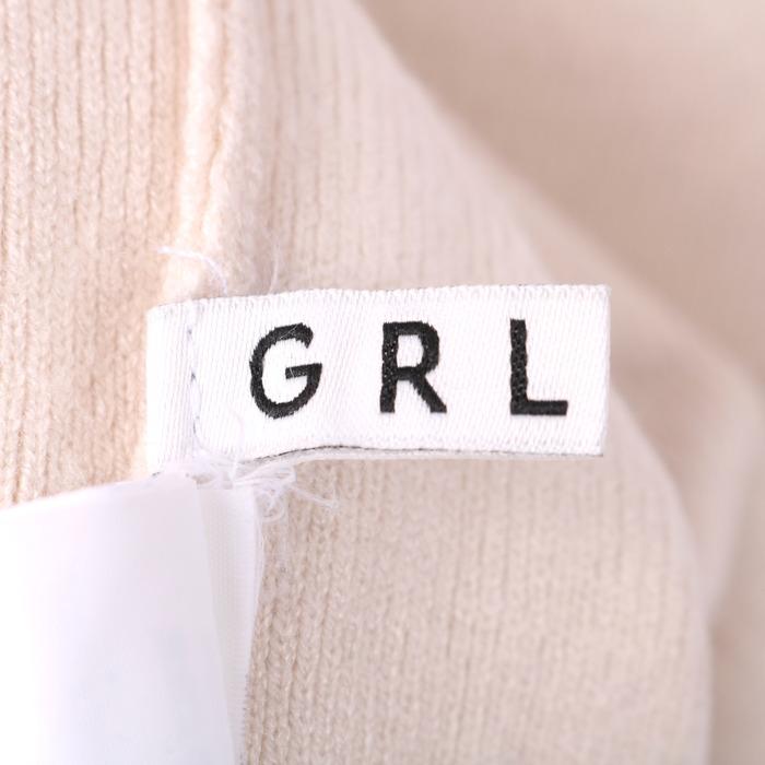 グレイル ニット セーター 長袖 タートルネック シンプル 無地 トップス GRL レディース Mサイズ ベージュ GRAIL グレイル ニット セーター 長袖 タートルネック シンプル 無地