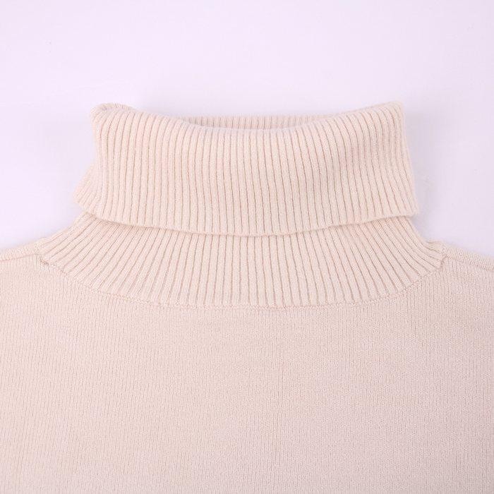 グレイル ニット セーター 長袖 タートルネック シンプル 無地 トップス GRL レディース Mサイズ ベージュ GRAIL グレイル ニット セーター 長袖 タートルネック シンプル 無地