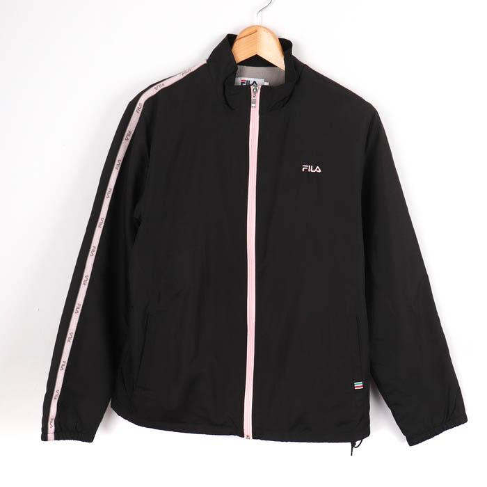 LFYT FILAナイロンジャケットLサイズブラック FILA（フィラ） ナイロンジャケット ウインドブレーカー ブルゾン 裏