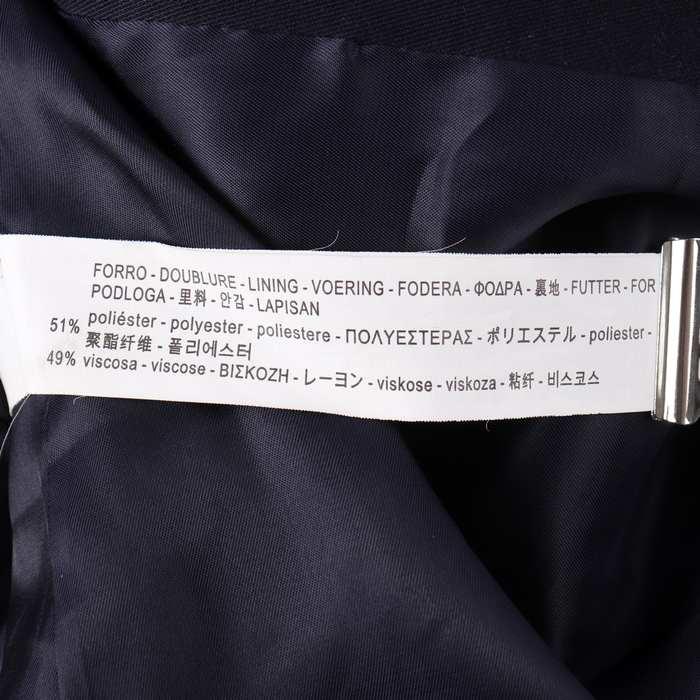 【新品】ZARA コート　ジャケット　トレンチコート　ネイビー　Mサイズ セミロング丈ベルト付きトレンチコート - ネイビーブルー | ZARA