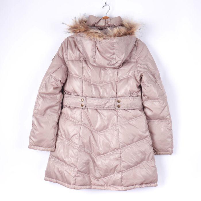 エムケークランプリュス ダウンジャケット ラクーンファー 無地