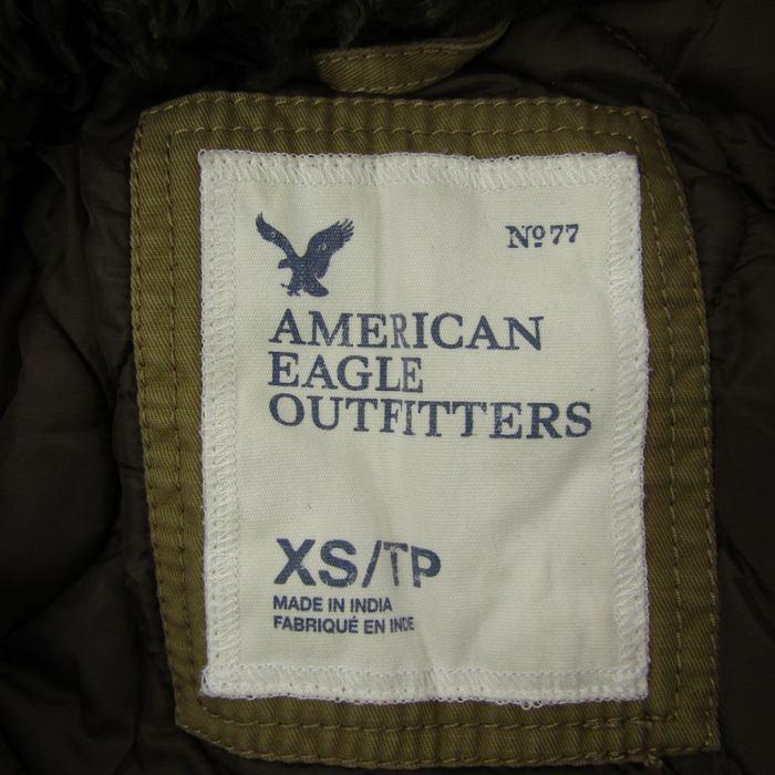 アメリカンイーグル カバーオール ジャケット ブルゾン コットン100% キルティング アウター メンズ XSサイズ カーキ American Eagle｜kbnet2019v2｜03