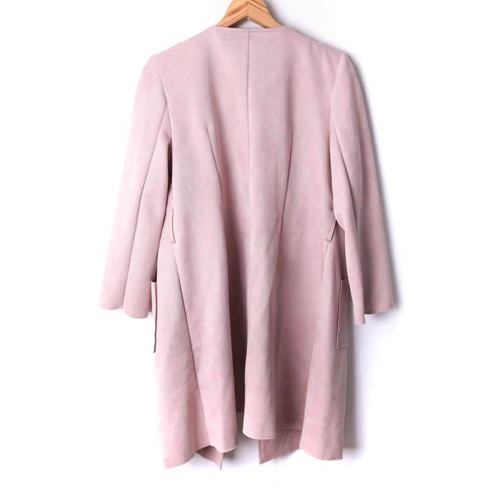 CECIL McBEE（セシルマクビー） ノーカラーコート ロングコート