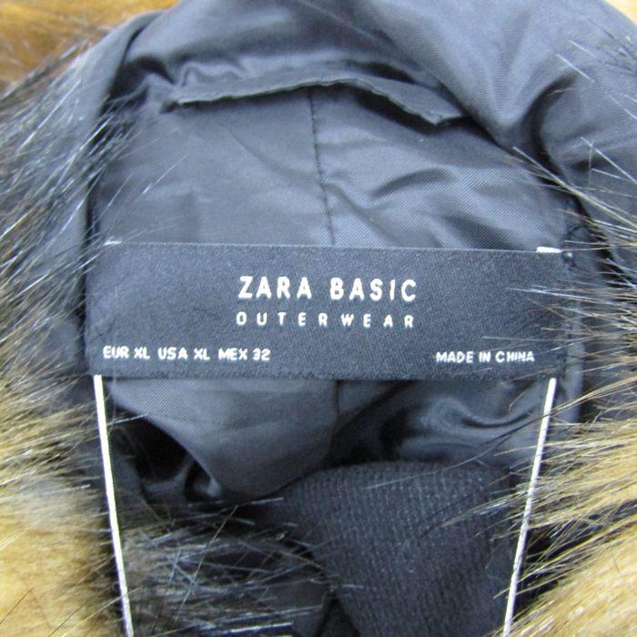 ZARA ザラ モッズコート アウター ショートコート ファーフード ZARA ザラ モッズコート アウター ショートコート ファーフード