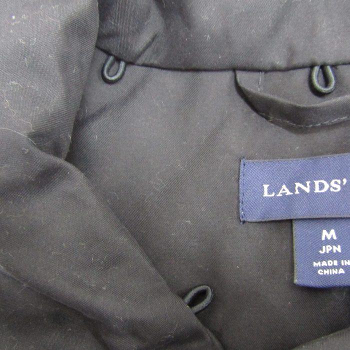 ランズエンド ステンカラーコート アウター ライナーなし レディース M