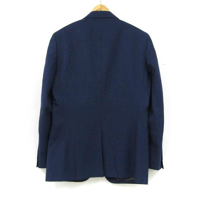 アライア ネイビー 刺繍入り 変形ジャケット 圧縮ウール ヴィンテージ アライア ネイビー 刺繍入り 変形ジャケット 圧縮ウール ヴィンテージ