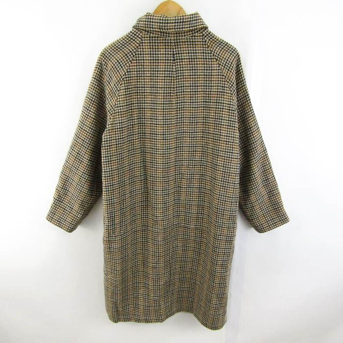 ジーユー ステンカラーコート チェック柄 アウター レディース Sサイズ