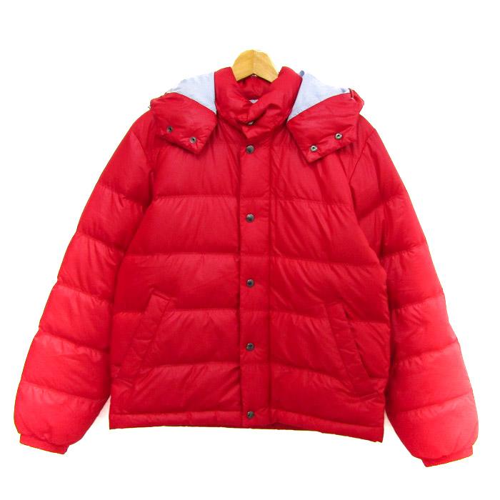   赤 ダウンジャケット M CAMP7（キャンプセブン） ダウンジャケット M レッド メンズ