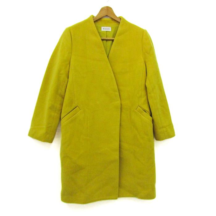 プラステ　レディース　ロングコート　Lサイズ（新品未使用） PLST(プラステ)公式 | ウールブレンドリバーロングコート