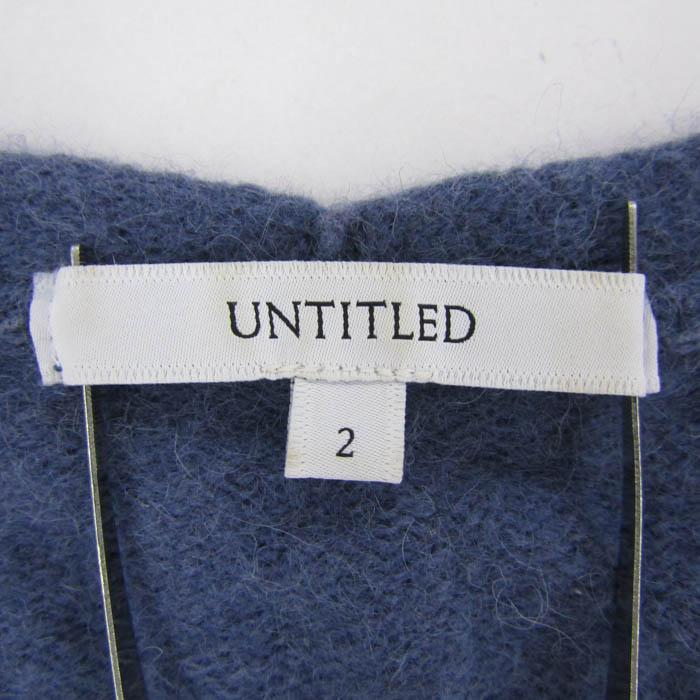 UNTITLED（アンタイトル） セーター トップス 長袖 Vネック ニット