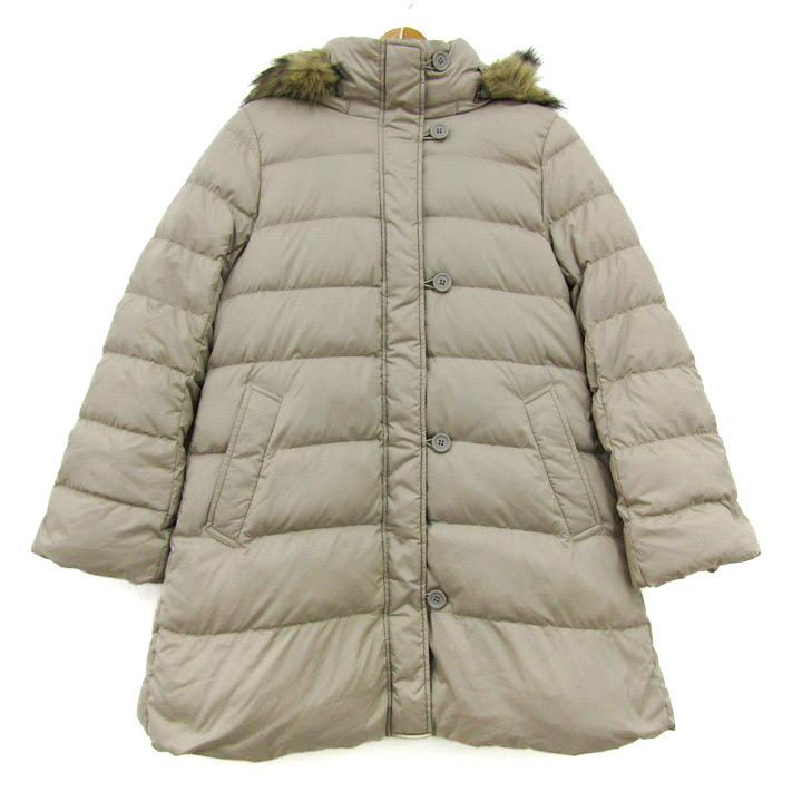 ユニクロ ダウンコート ベージュ ダウンジャケット UNIQLO レディース