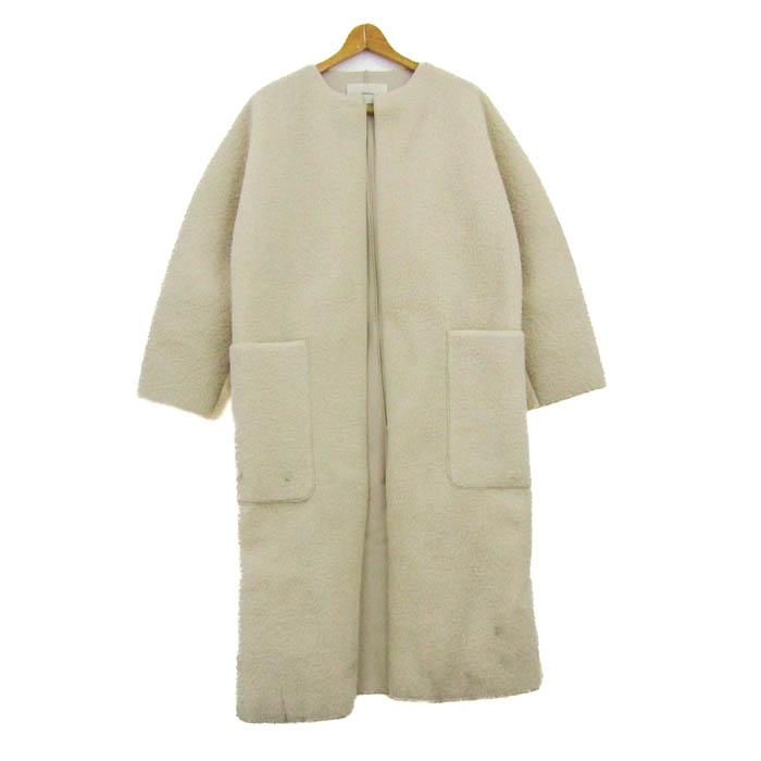 トゥデイフル ロングコート ガウン ボア アウター レディース 36サイズ 