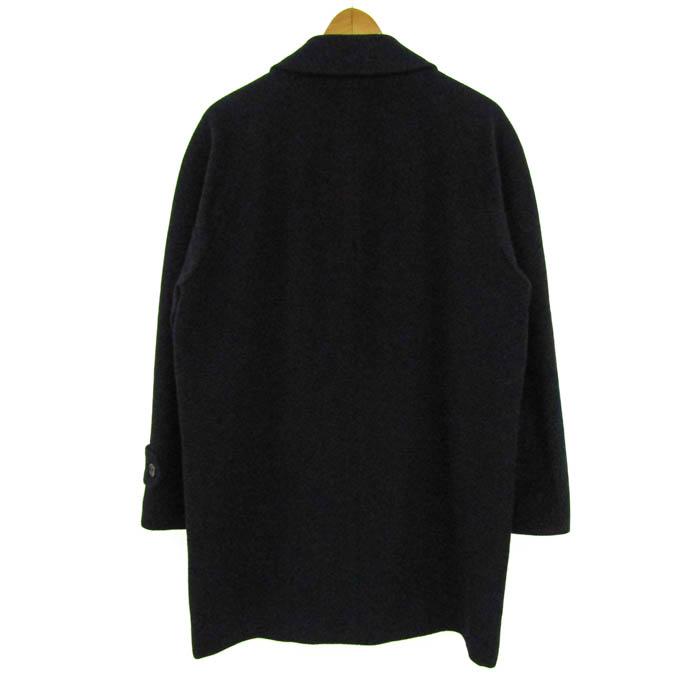 Kinloch Anderson ステンカラーコートカシミヤ100% ネイビー キンロックアンダーソン ステンカラーコート アウター カシミヤ100