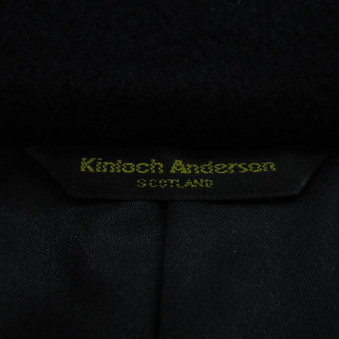 Kinloch Anderson ステンカラーコートカシミヤ100% ネイビー キンロックアンダーソン ステンカラーコート アウター カシミヤ100