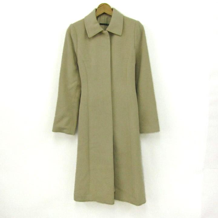 アンナケリー ステンカラーコート アウター ロングコート アンゴラ混