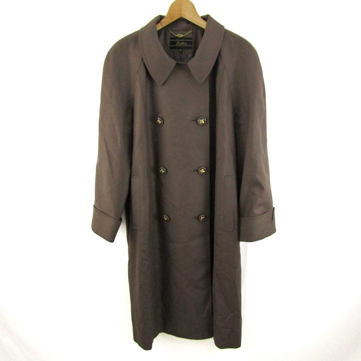 近年モデル Leilian WHITE LABEL パイピング ロングコート 黒 【公式通販】