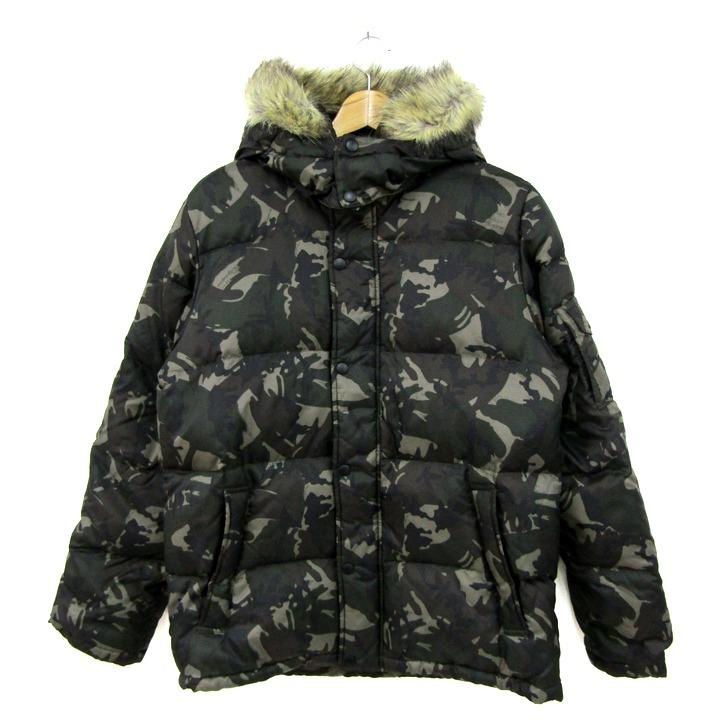 ユニクロ（UNIQLO） ダウンジャケット ジャンパー 317-025444 迷彩柄