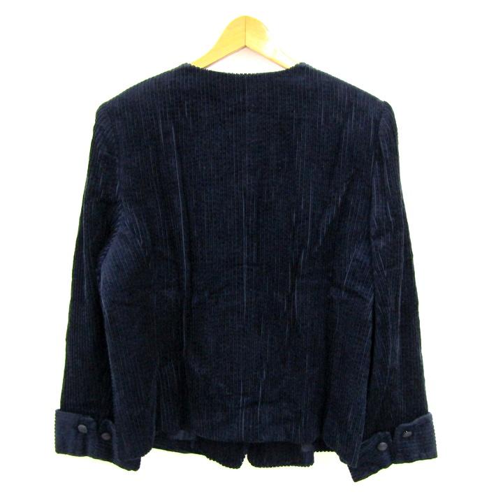 leilian - レリアン Leilian ジャケット 15+ 日本製 秋冬 美品 大きいサイズ Leilian（レリアン） ノーカラージャケット 大きいサイズ ブランド