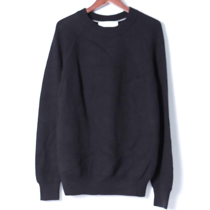 ユナイテッドアローズ 長袖セーター リブニット ラウンドネック 無地