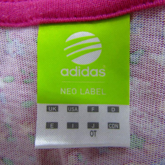 adidas（アディダス） パーカー トップス ジップアップ 花柄 ネオ